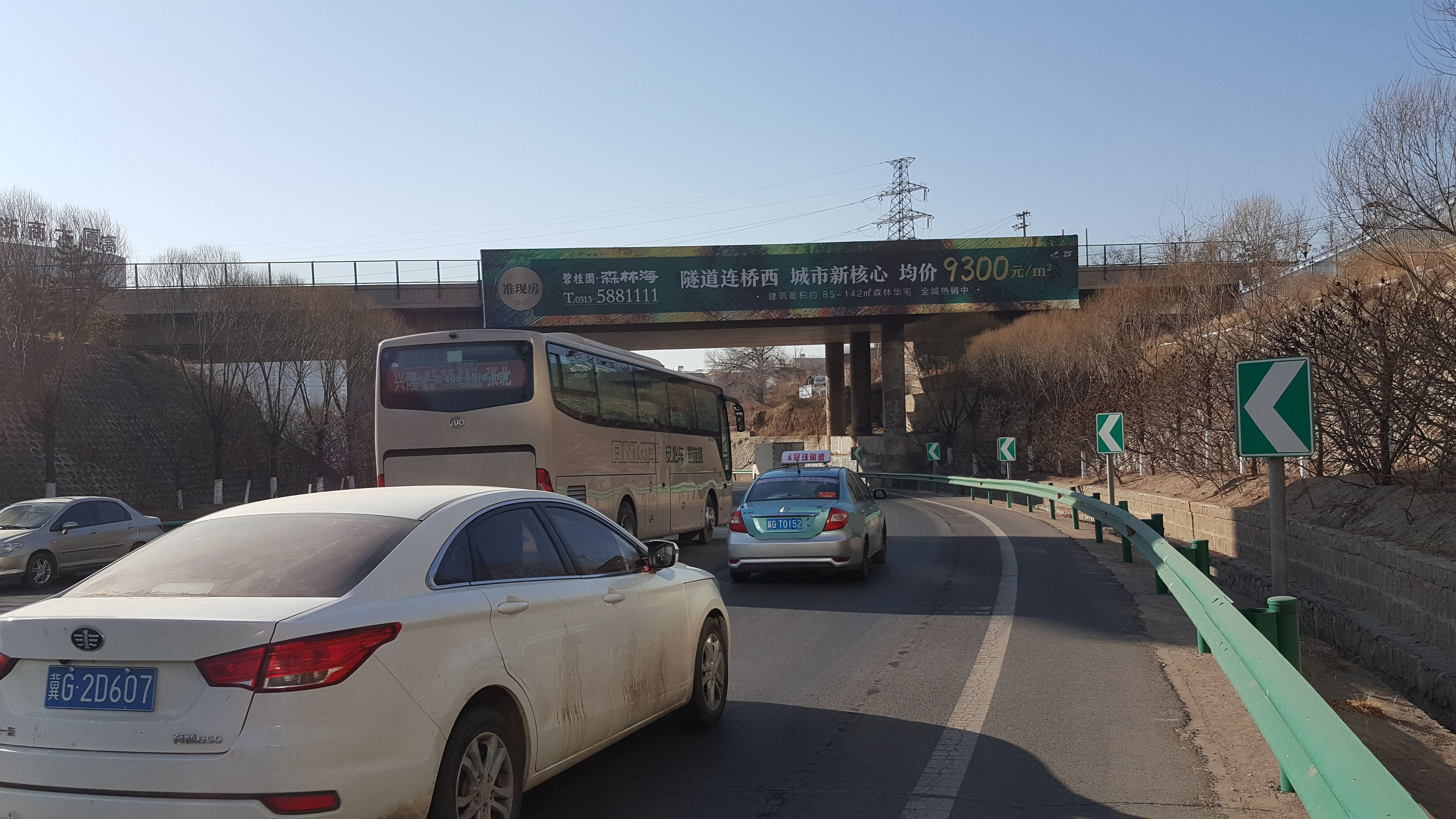 張家口跨路橋廣告位投放資源