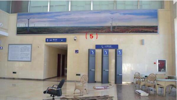 張家口機場燈箱廣告